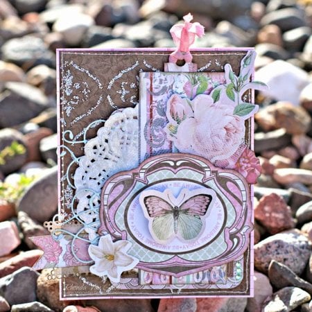 Bo Bunny Sticker, Chipboard Primrose Labels