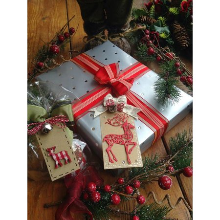 Tattered Lace Stamping and punching template, Tattered Lace, Reindeer