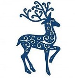 Tattered Lace Stamping and punching template, Tattered Lace, Reindeer