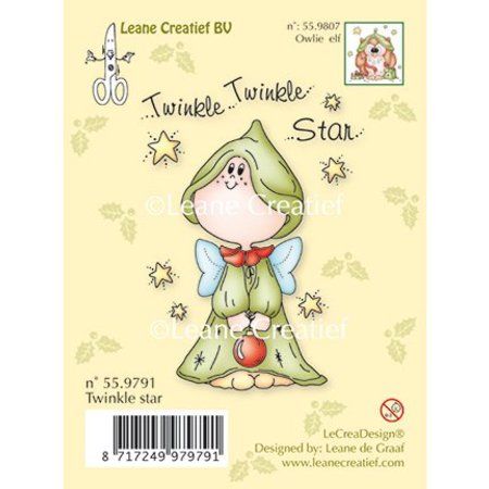 Leane Creatief - Lea'bilities Klare stempler, Twinkle stjerne