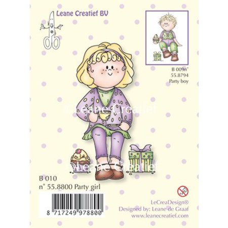 Leane Creatief - Lea'bilities Transparent Stempel, Party girl