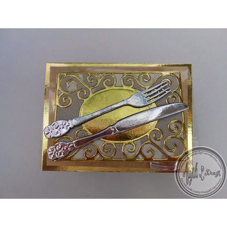 Joy!Crafts und JM Creation Presning og prægning stencils, rektangulær ramme