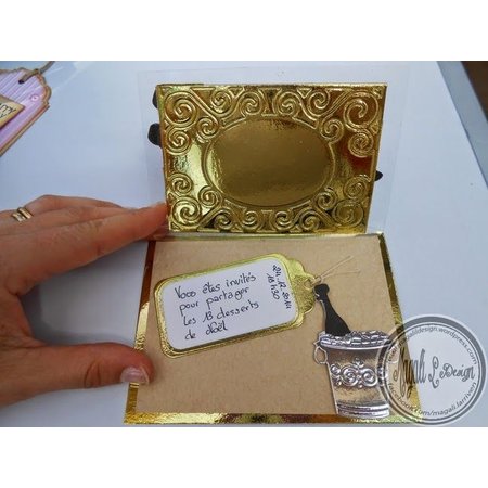 Joy!Crafts und JM Creation Stamping and embossing stencils, rectangular frame