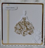 Tattered Lace Stempelen en ponsen template, flarden Kant, Bella