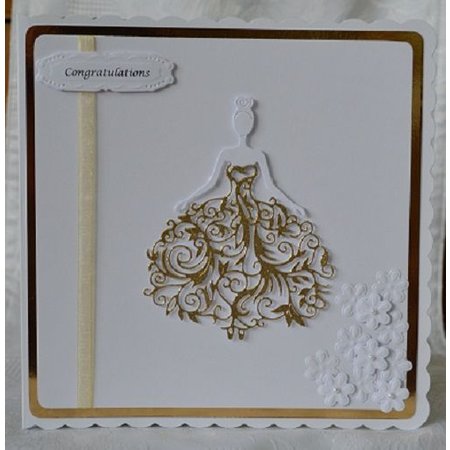 Tattered Lace Stempelen en ponsen template, flarden Kant, Bella