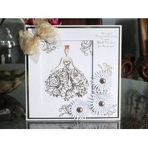 Stamping and punching template, Tattered Lace, Bella