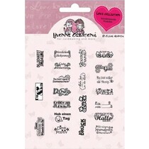 Klare stempler, Yvonne Creations, Kærlighed Collection
