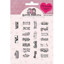 Clear stamps, Yvonne Creations, Love Collection