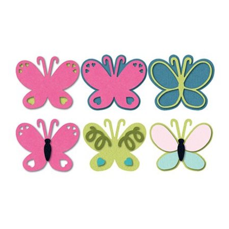 Sizzix Punching and embossing template Butterfly Triplits