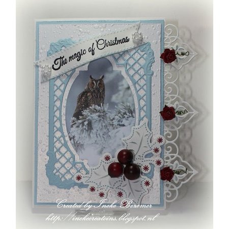 Joy!Crafts und JM Creation Stamping and Embossing stencil, frame rectangle Filigräne, Ov ale frame and label