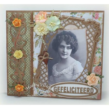 Joy!Crafts und JM Creation Stamping and Embossing stencil, frame rectangle Filigräne, Ov ale frame and label