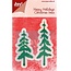 Joy!Crafts und JM Creation Punching and embossing template, trees