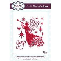 Stansing og preging sjablong, The Festlig Collection, Christmas Angel