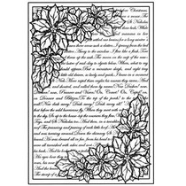 Rubber stamp background with text