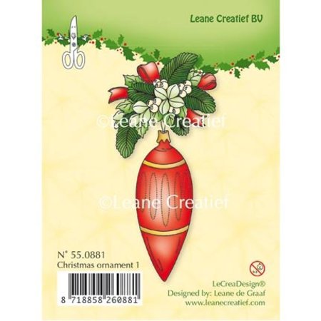 Leane Creatief - Lea'bilities Clear Stamps, Christmas ornament 1