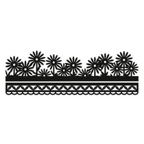 Punching and embossing template Craftables - Anja's flower border
