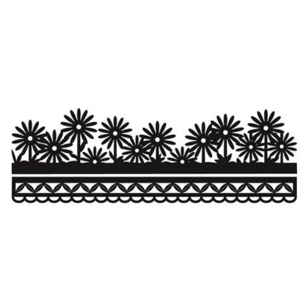 Marianne Design Punzonatura e template goffratura craftabili - confine fiore di Anja
