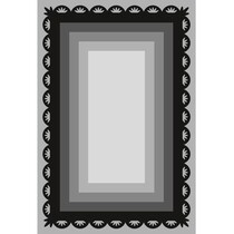 Stansning og prægning skabelon Craftables, 6 frame rektangler