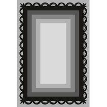Ponsen en embossing sjabloon Craftables, 6 frame van rechthoeken