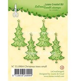 Leane Creatief - Lea'bilities Gennemsigtige frimærker, juletræer