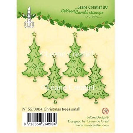 Leane Creatief - Lea'bilities Transparante stempels, kerstbomen