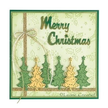 Leane Creatief - Lea'bilities Transparent stamps, Christmas trees