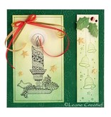 Leane Creatief - Lea'bilities Clear Stamps, candle with candlestick
