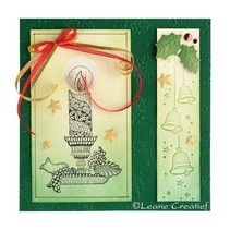 Clear Stamps, candle with candlestick