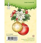 Leane Creatief - Lea'bilities Clear Stamps, jul ornament 2