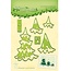 Leane Creatief - Lea'bilities Ponsen en embossing sjabloon Lea'bilitie, kerstbomen