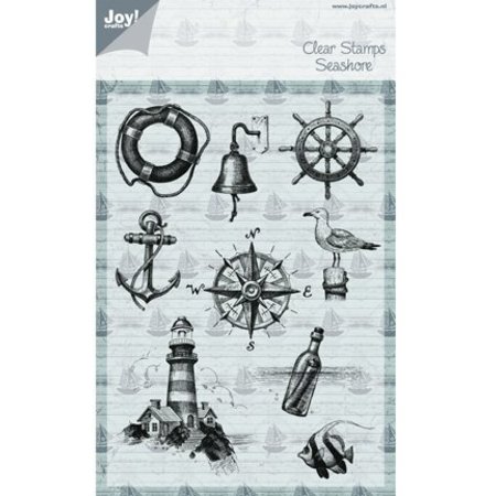 Joy!Crafts und JM Creation Timbro trasparente su e in mare