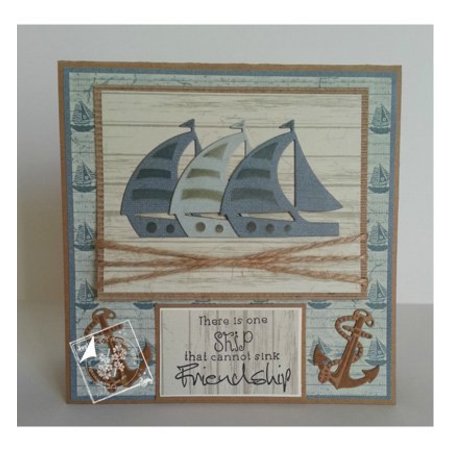 Joy!Crafts und JM Creation Timbro trasparente su e in mare