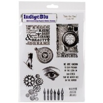 Timbro di gomma, IndigoBlu, "Take The Time", A5
