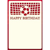 Et sæt af 3 Luxury card lag A6, tema: Fodbold