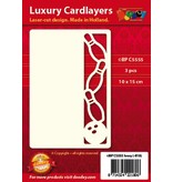 KARTEN und Zubehör / Cards A set of 3 Luxury card layer A6, Theme: Bowling
