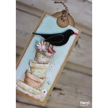 Joy Crafts, perfurando - e embossing modelo Springlove: Vasos