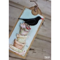 Joy Crafts, stansning - og prægning skabelon Springlove: Urtepotter