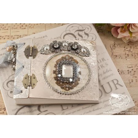 Spellbinders und Rayher Spellbinders, ponsen en embossing sjabloon, D-Lites, Reflection