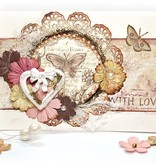 Embellishments / Verzierungen Ornaments, butterflies, Bella Rouge