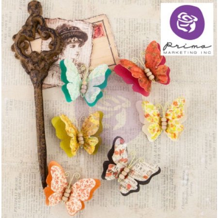 Embellishments / Verzierungen Verzierungen, Schmetterlinge, Bella Rouge