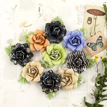 várias flores de Prima Flor, 9 peças