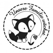 Holzstempel, German text, topic: Baby