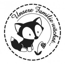 Holzstempel, tysk tekst, emne: Baby