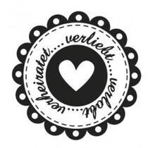 Holzstempel, texte allemand, sujet: Mariage
