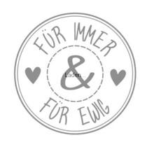 Holzstempel, tysk tekst, emne: Bryllup