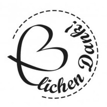 Holzstempel, deutsche Text, "herzlichen Dank!"