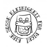 Holzstempel, German text, "A Sweet little thing for you!"