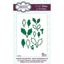 Creative Expressions, punching and embossing stencil The Festive Collection