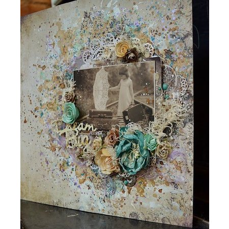 Prima Marketing und Petaloo Tejidos de flores de Prima Marketing, 4 piezas, Oceana