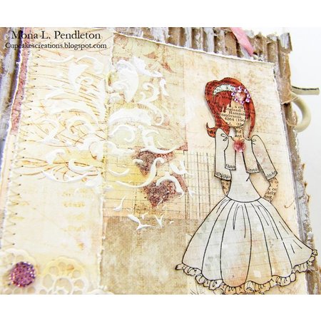 Prima Marketing und Petaloo Fabrics flowers by Prima Marketing, 4 pieces, Oceana